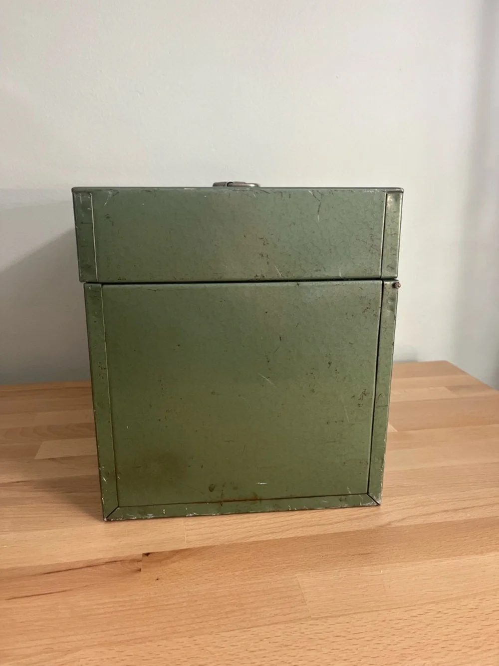 Vintage Hamilton Skotch Corp Giant Porta-File Metal Storage Box Fair Condition
